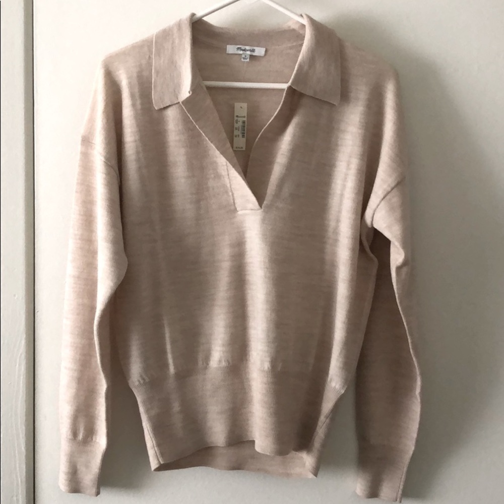 Madewell polo sweater